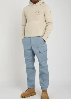Logo hooded cotton sweatshirt