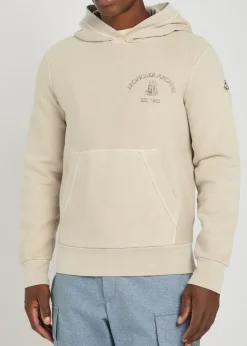 Logo hooded cotton sweatshirt