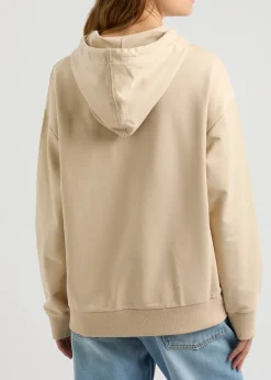 Logo hooded cotton sweatshirt