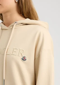 Logo hooded cotton sweatshirt