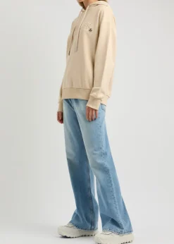 Logo hooded cotton sweatshirt