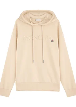 Logo hooded cotton sweatshirt