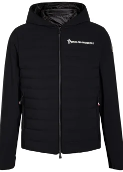 Logo hooded shell jacket