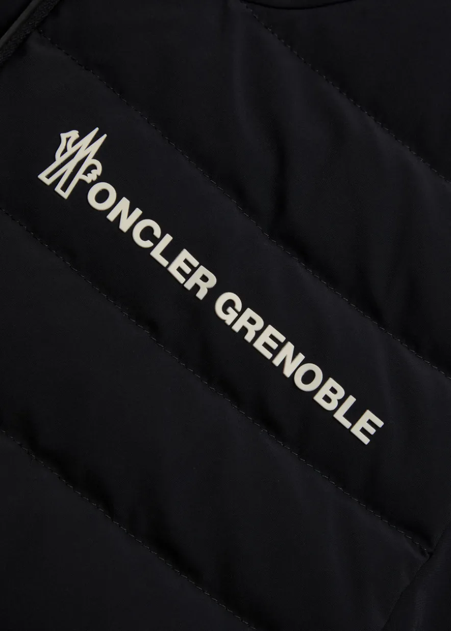 Logo hooded shell jacket