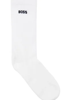 Logo-intarsia cotton-blend socks - set of three