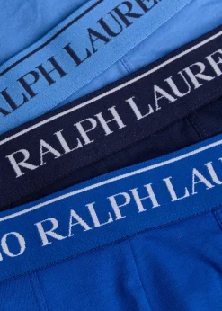 Logo-jacquard stretch-cotton trunks - set of three