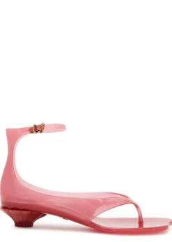 25 logo jelly sandals