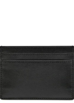 Logo leather card holder