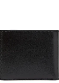 Logo leather wallet