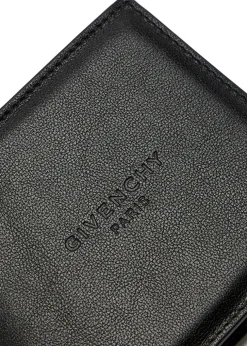 Logo leather wallet