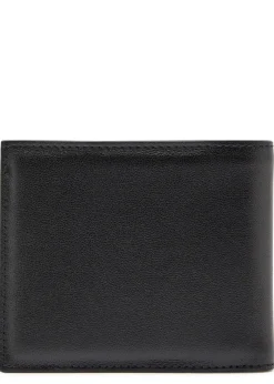 Logo leather wallet
