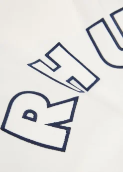 Logo lightning-embroidered satin shorts