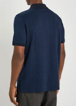 Logo-monogrammed cotton polo shirt
