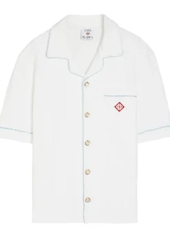Logo-monogrammed terry shirt