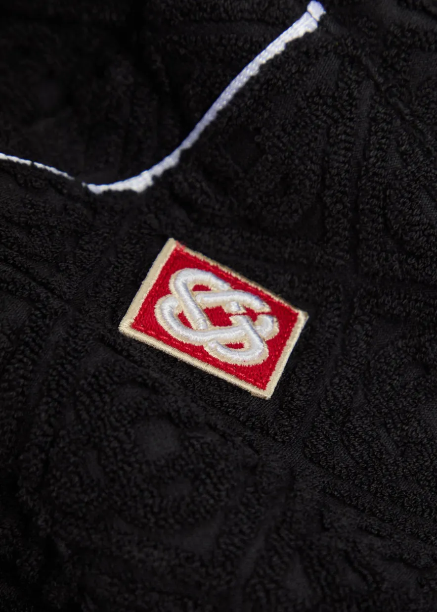 Logo-monogrammed terry shirt