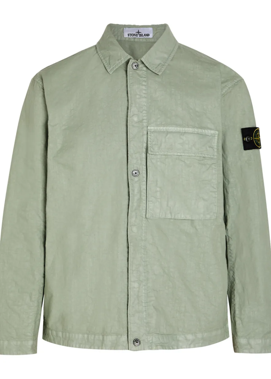 Logo nylon overshirt