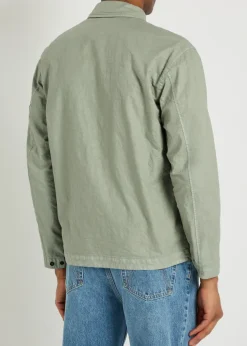 Logo nylon overshirt