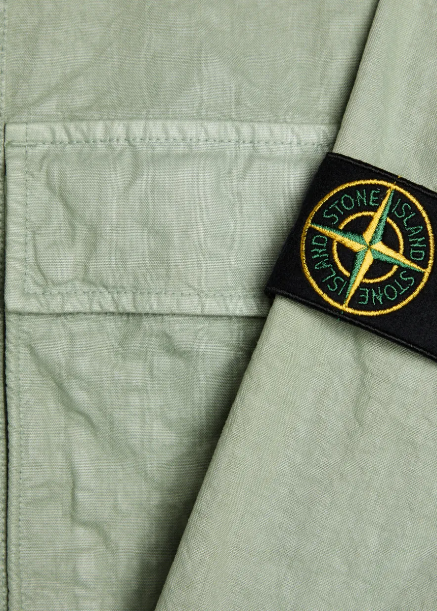 Logo nylon overshirt