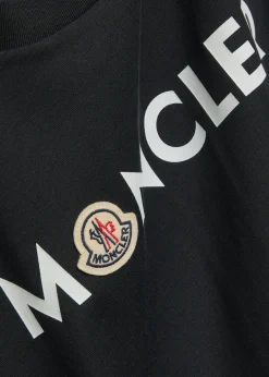 Logo-print and appliquéd cotton T-shirt