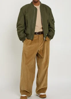 Logo-print cotton-blend bomber jacket