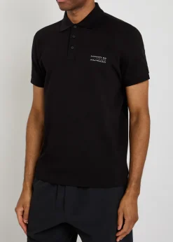 Logo-print cotton polo shirt