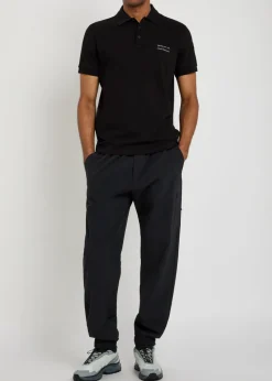 Logo-print cotton polo shirt