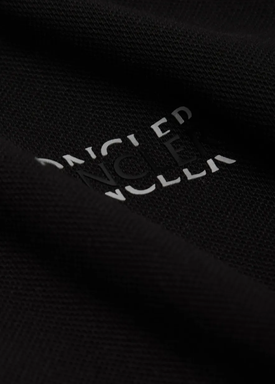 Logo-print cotton polo shirt