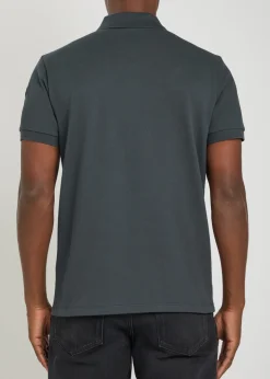 Logo-print cotton polo shirt