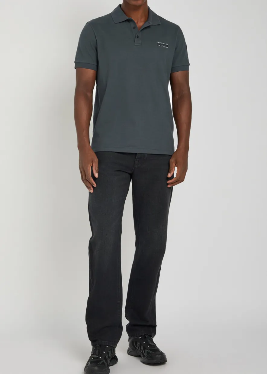 Logo-print cotton polo shirt