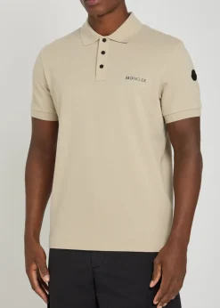 Logo-print cotton polo shirt