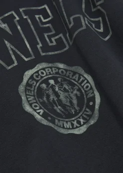 Logo-print distressed cotton T-shirt