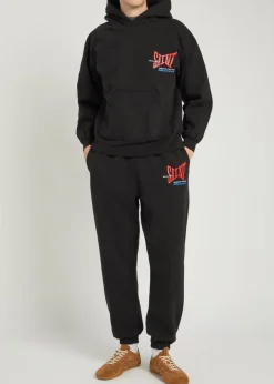 Logo-print hooded cotton sweatshirt