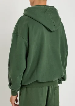 Logo-print hooded cotton sweatshirt