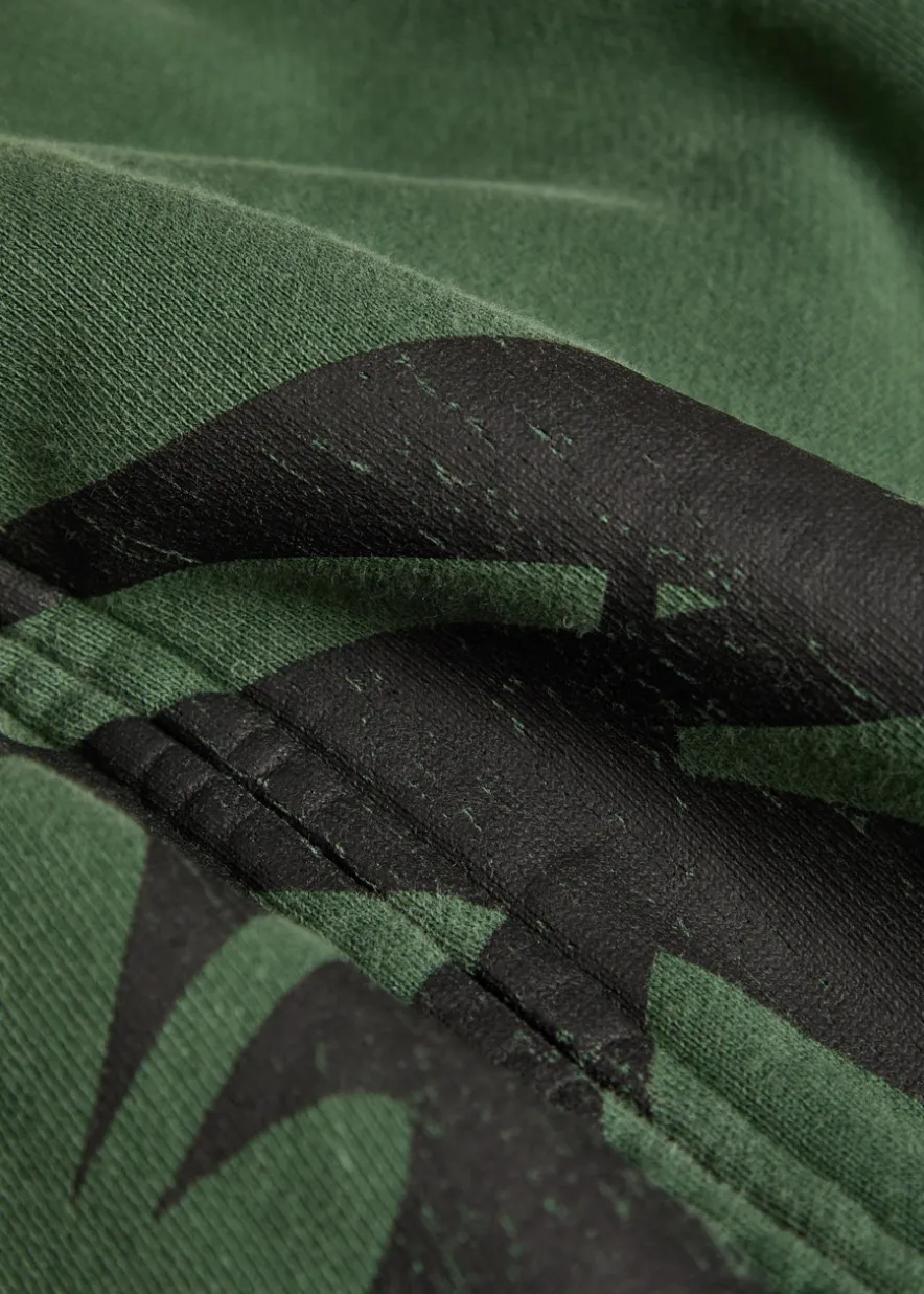 Logo-print hooded cotton sweatshirt