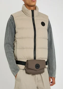 Logo shell belt bag