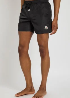 Logo shell swim shorts