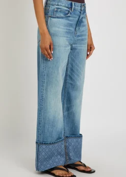 Logo straight-leg denim jeans