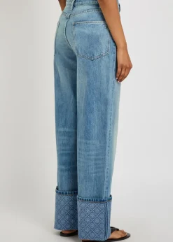Logo straight-leg denim jeans