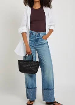 Logo straight-leg denim jeans