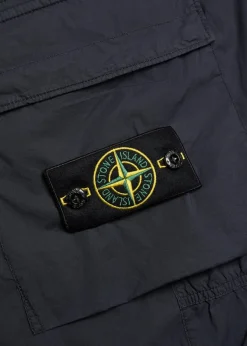 Logo stretch-cotton cargo trousers