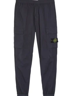 Logo stretch-cotton cargo trousers