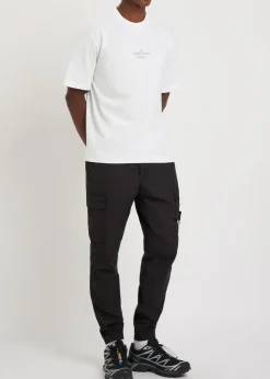 Logo stretch-cotton cargo trousers