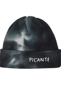 Logo tie-dye ribbed cotton beanie