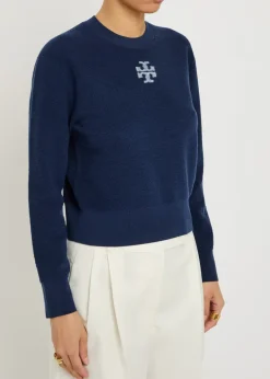Logo wool-blend jumper