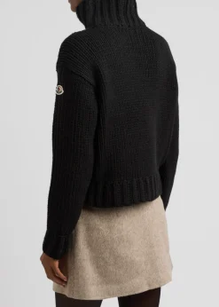 Logo wool-blend jumper