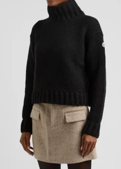Logo wool-blend jumper