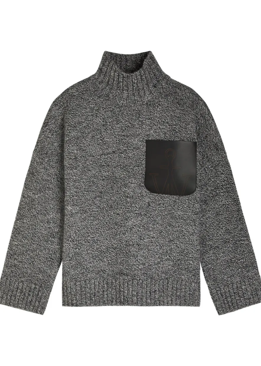 Logo wool-blend jumper
