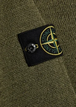Logo wool-blend jumper