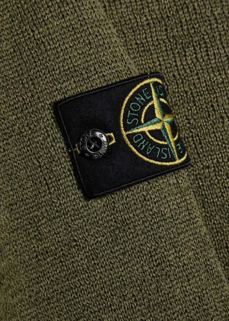 Logo wool-blend jumper