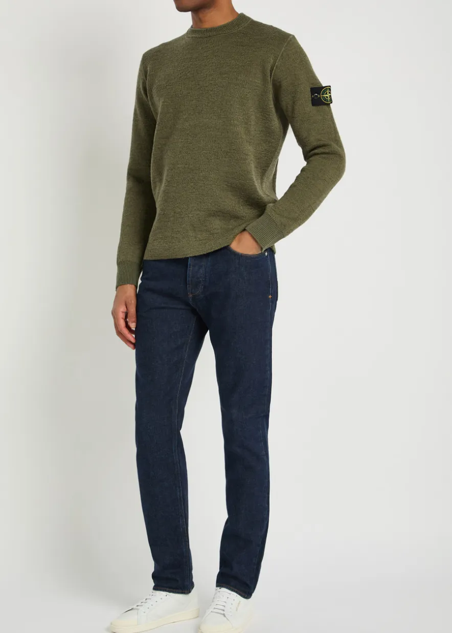 Logo wool-blend jumper